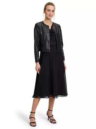 VERA MONT | Veste courte aspect cuir | 